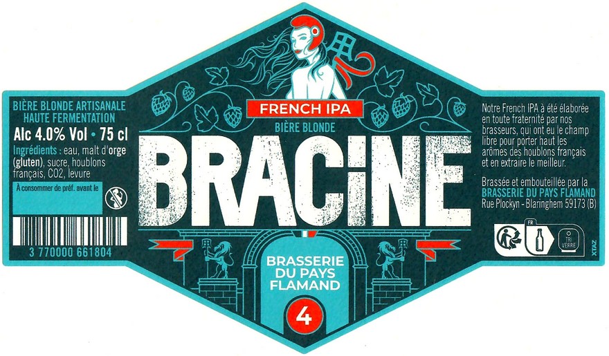 Etiquette BRASSERIE DU PAYS FLAMAND 349