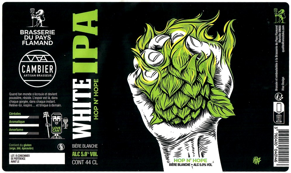 Etiquette BRASSERIE DU PAYS FLAMAND 356