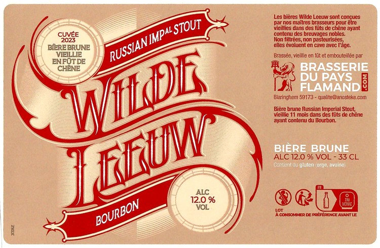 Etiquette BRASSERIE DU PAYS FLAMAND 359