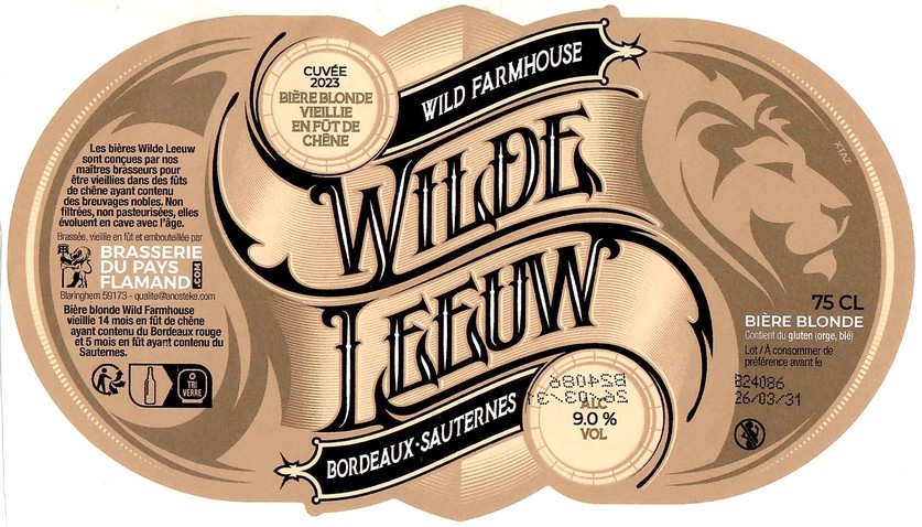 Etiquette BRASSERIE DU PAYS FLAMAND 364