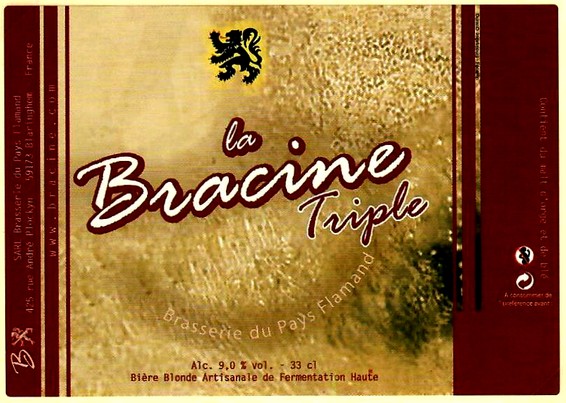 etiquette BRASSERIE DU PAYS FLAMAND 37