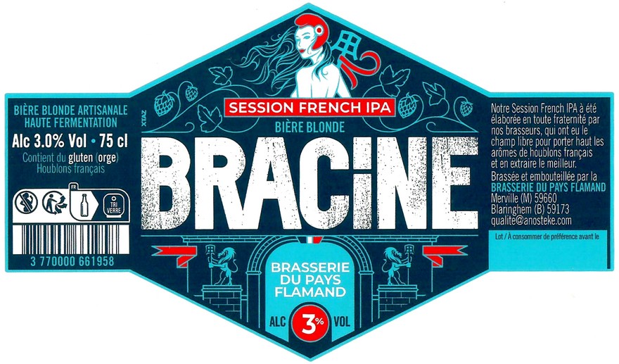 Etiquette BRASSERIE DU PAYS FLAMAND 370