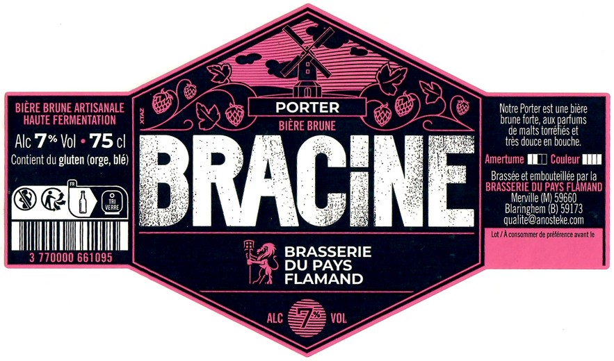 Etiquette BRASSERIE DU PAYS FLAMAND 373