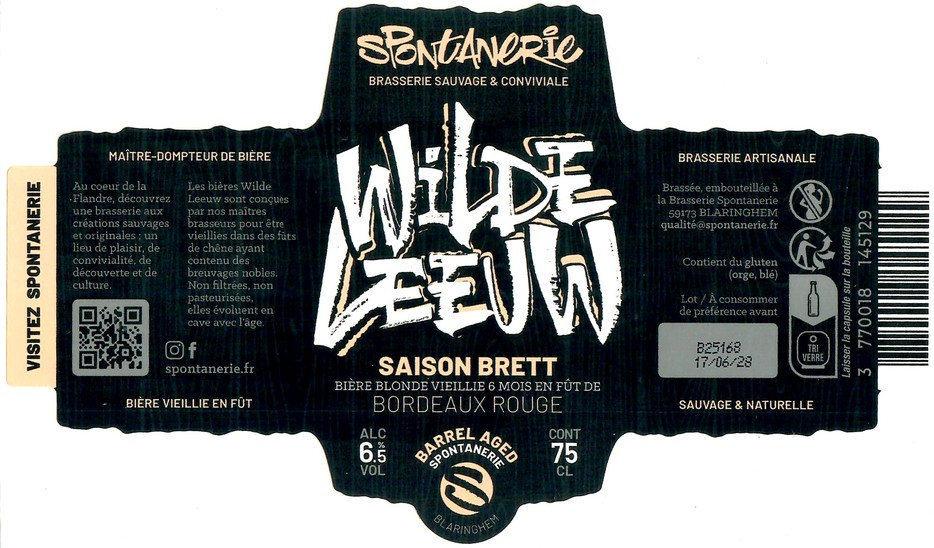 Etiquette BRASSERIE DU PAYS FLAMAND 375