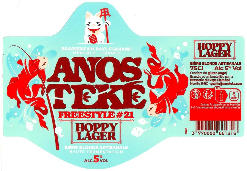 Etiquette BRASSERIE DU PAYS FLAMAND 376