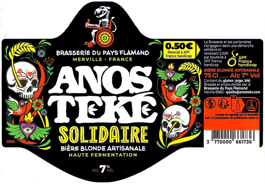 Etiquette BRASSERIE DU PAYS FLAMAND 380