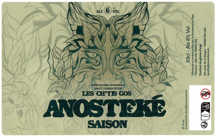 Etiquette BRASSERIE DU PAYS FLAMAND 381