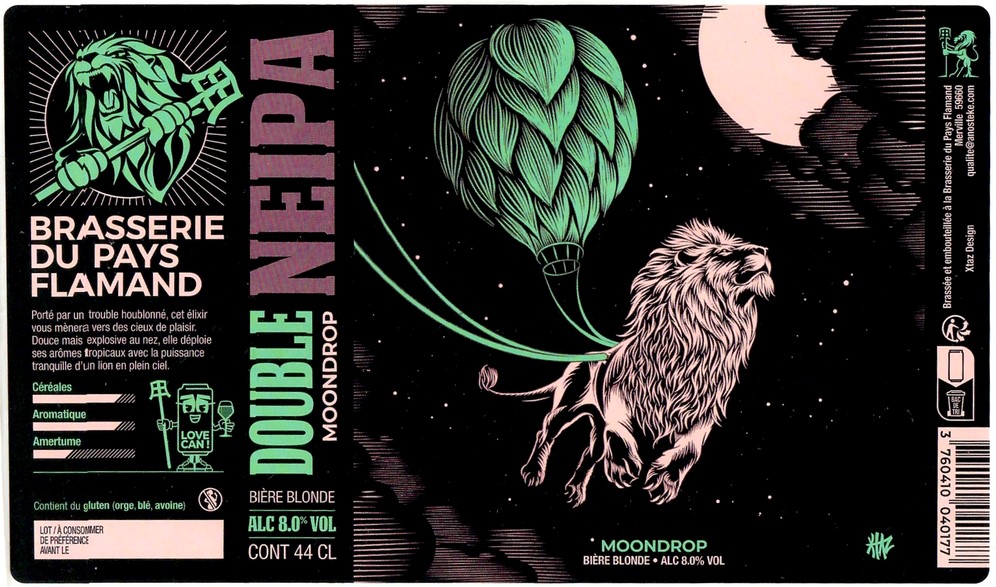 Etiquette BRASSERIE DU PAYS FLAMAND 386