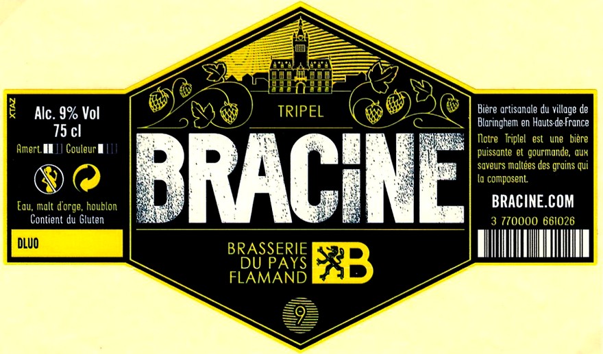 etiquette BRASSERIE DU PAYS FLAMAND 41