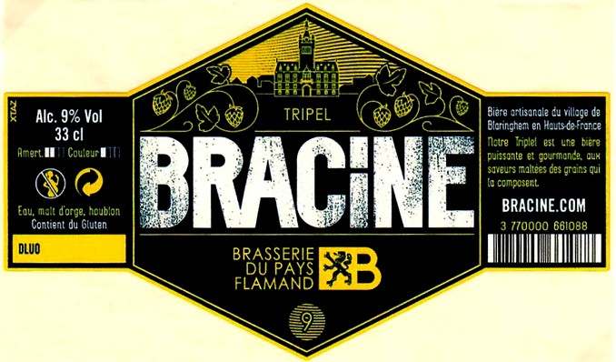 etiquette BRASSERIE DU PAYS FLAMAND 42