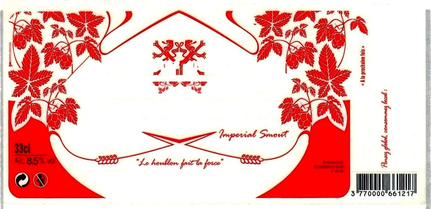 etiquette BRASSERIE DU PAYS FLAMAND 56