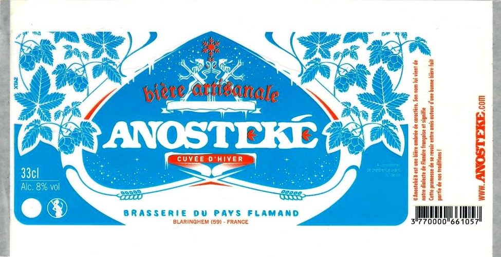 etiquette BRASSERIE DU PAYS FLAMAND 61