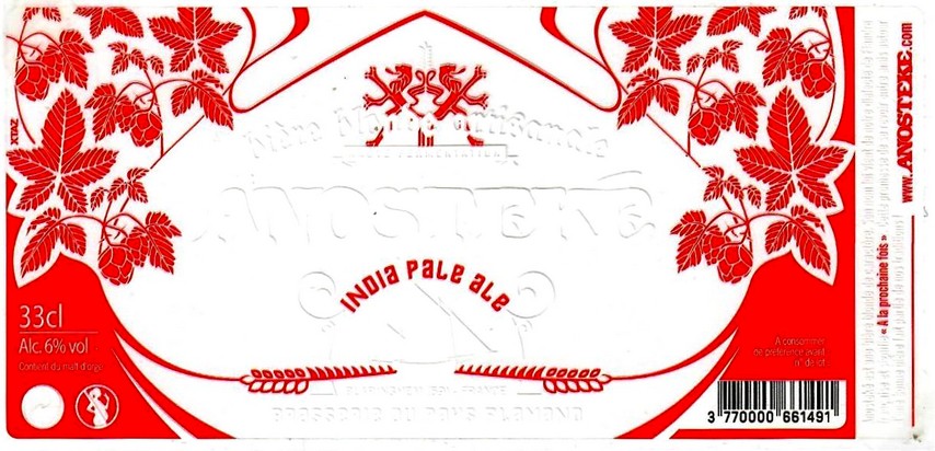 etiquette BRASSERIE DU PAYS FLAMAND 66