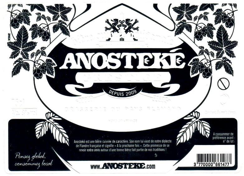 etiquette BRASSERIE DU PAYS FLAMAND 67