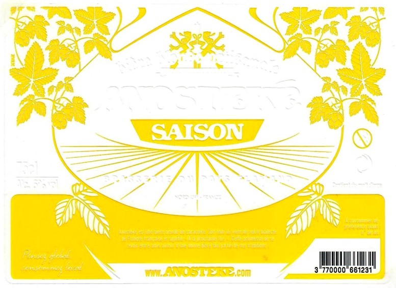 etiquette BRASSERIE DU PAYS FLAMAND 75