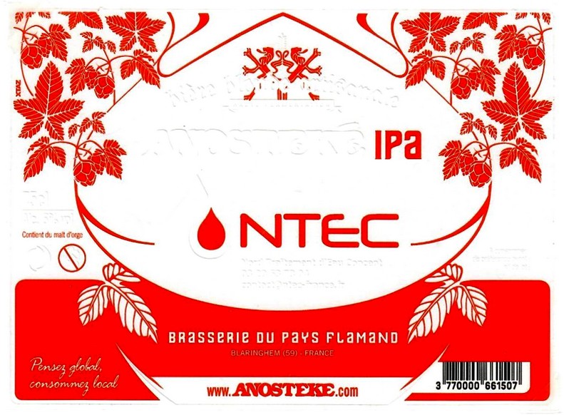 etiquette BRASSERIE DU PAYS FLAMAND 79