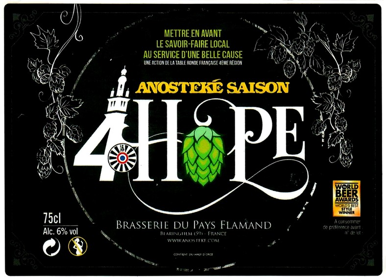 etiquette BRASSERIE DU PAYS FLAMAND 80