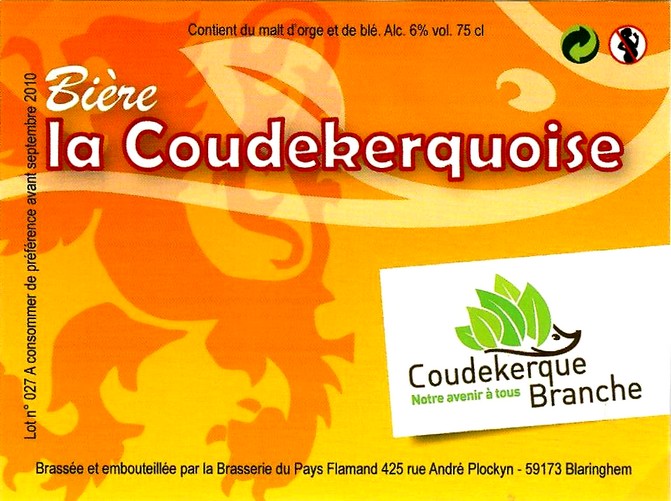 etiquette BRASSERIE DU PAYS FLAMAND 81