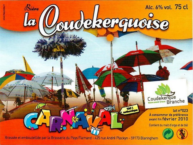 etiquette BRASSERIE DU PAYS FLAMAND 82