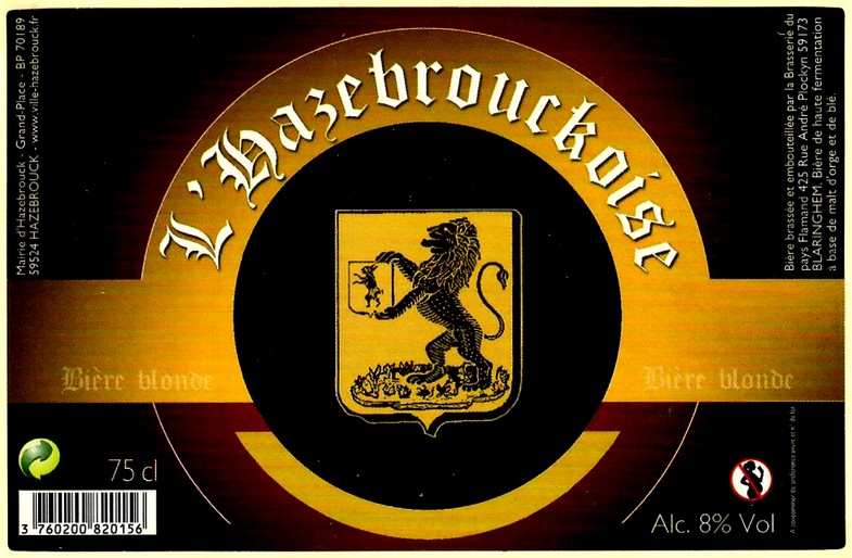 etiquette BRASSERIE DU PAYS FLAMAND 85