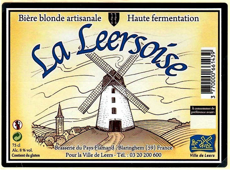 etiquette BRASSERIE DU PAYS FLAMAND 90