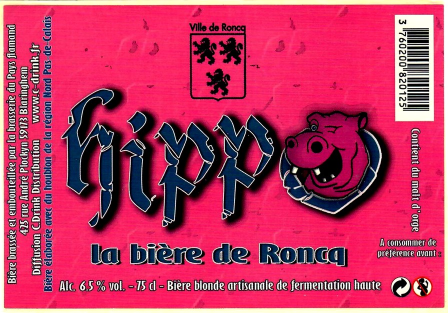 etiquette BRASSERIE DU PAYS FLAMAND 92