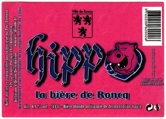 etiquette BRASSERIE DU PAYS FLAMAND 93