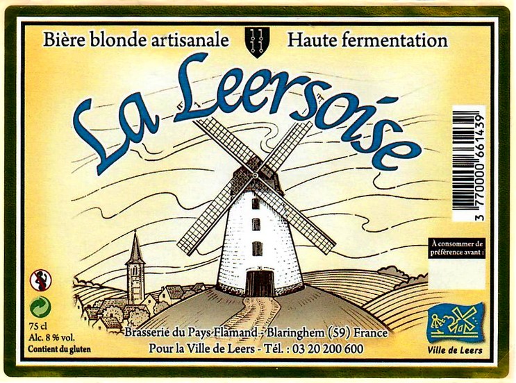 etiquette BRASSERIE DU PAYS FLAMAND 94