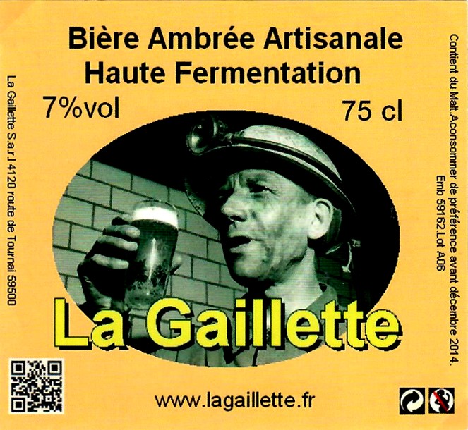 etiquette BRASSERIE DU PAYS FLAMAND 95