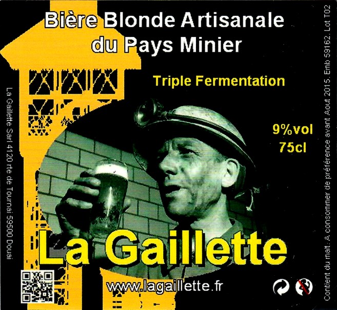 etiquette BRASSERIE DU PAYS FLAMAND 96