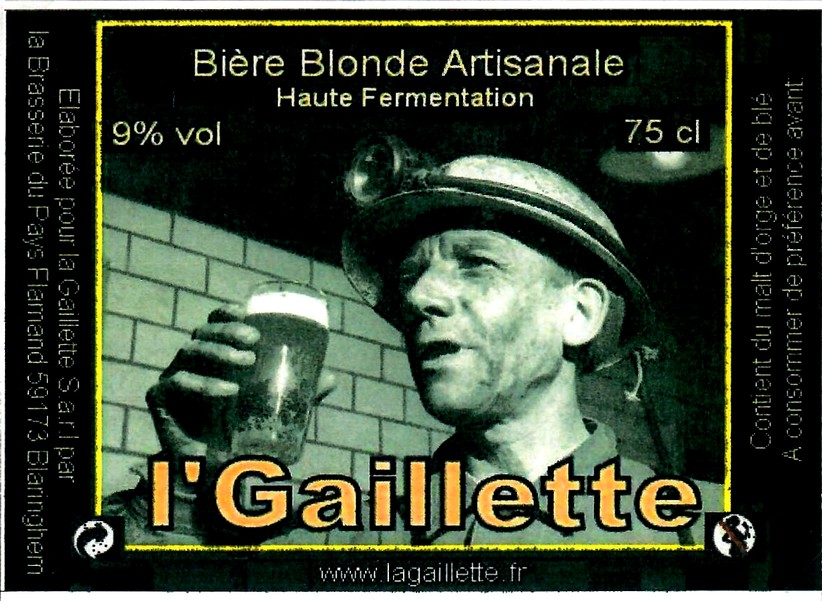 etiquette BRASSERIE DU PAYS FLAMAND 98