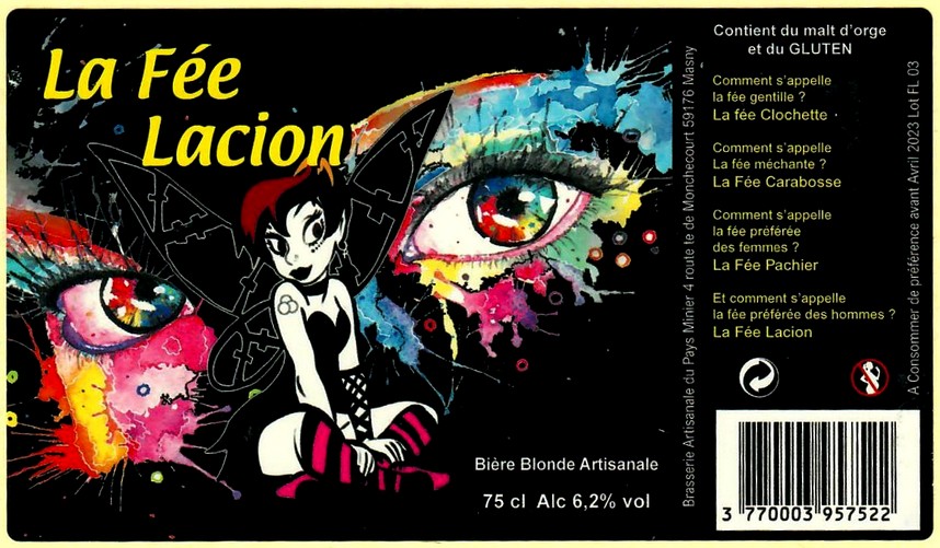 etiquette BRASSERIE DU PAYS MINIER 02