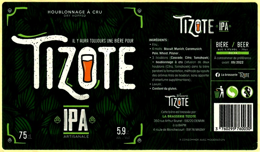 etiquette BRASSERIE DU PAYS MINIER 03