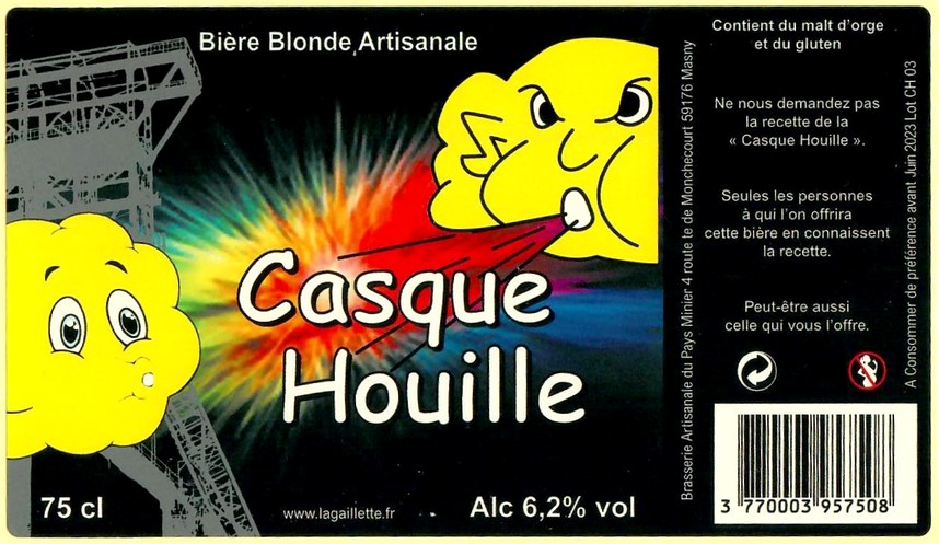 Etiquette BRASSERIE DU PAYS MINIER 12