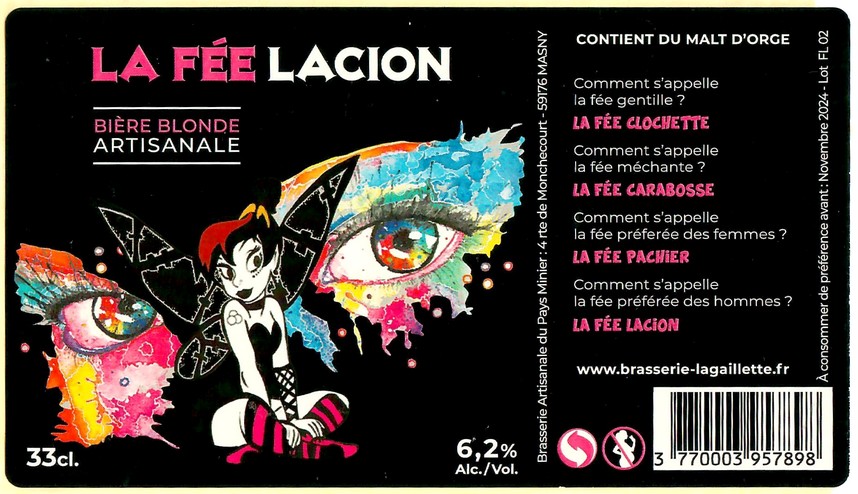 Etiquette BRASSERIE DU PAYS MINIER 26