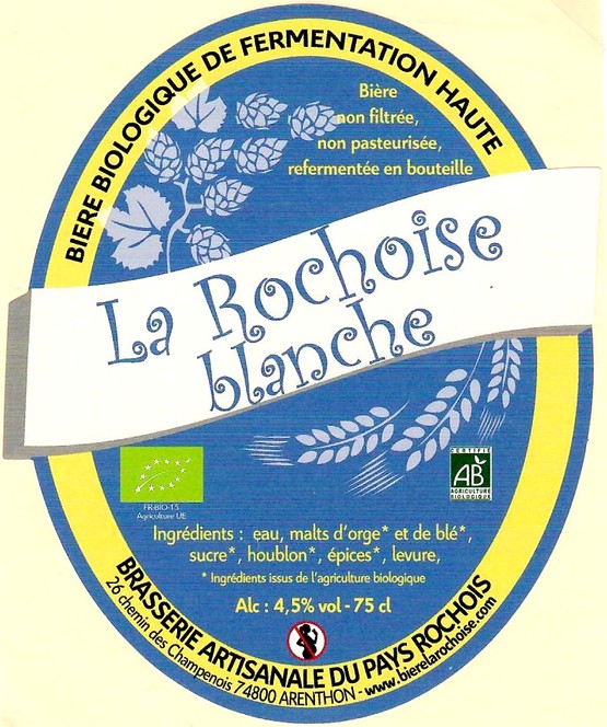 Etiquette BRASSERIE DU PAYS ROCHOIS 06
