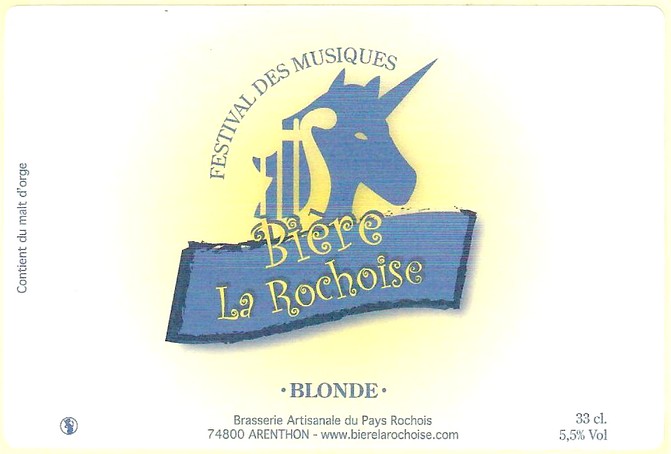 Etiquette BRASSERIE DU PAYS ROCHOIS 07