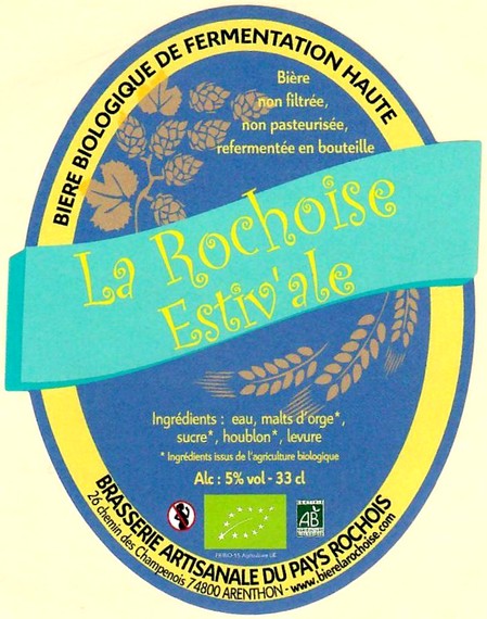 Etiquette BRASSERIE DU PAYS ROCHOIS 08