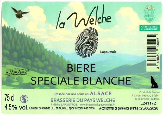Etiquette BRASSERIE DU PAYS WELCHE 21