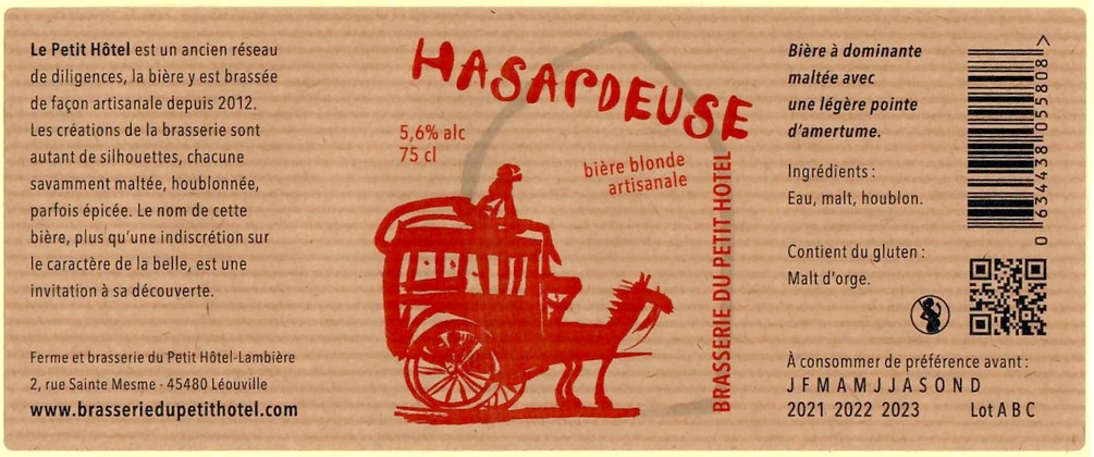 Etiquette BRASSERIE DU PETIT HOTEL 05