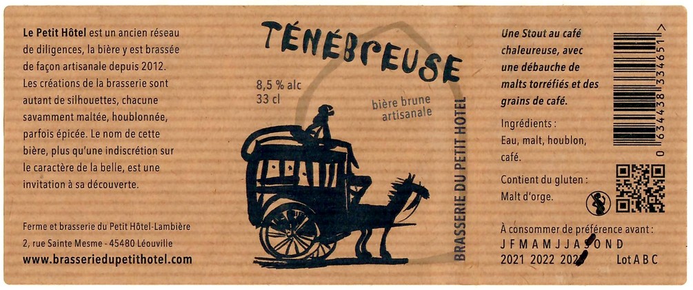 Etiquette BRASSERIE DU PETIT HOTEL 09