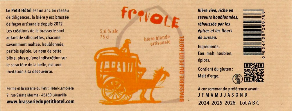 Etiquette BRASSERIE DU PETIT HOTEL 11