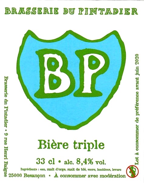 etiquette BRASSERIE DU PINTADIER 31