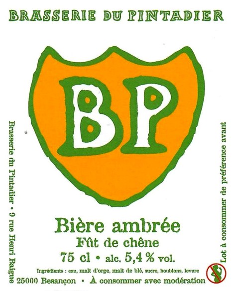 Etiquette BRASSERIE DU PINTADIER 33