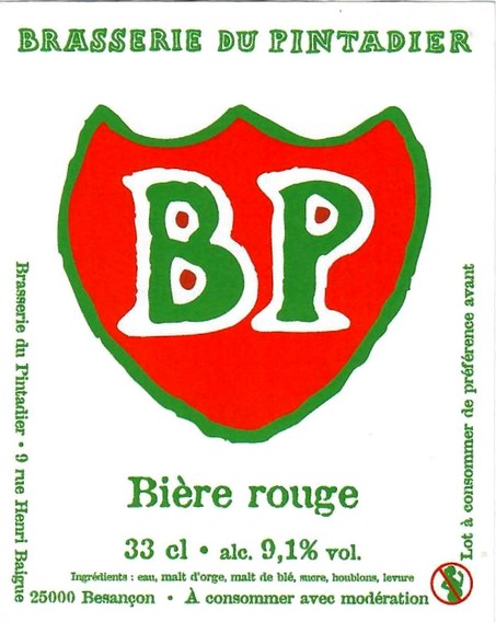 Etiquette BRASSERIE DU PINTADIER 34