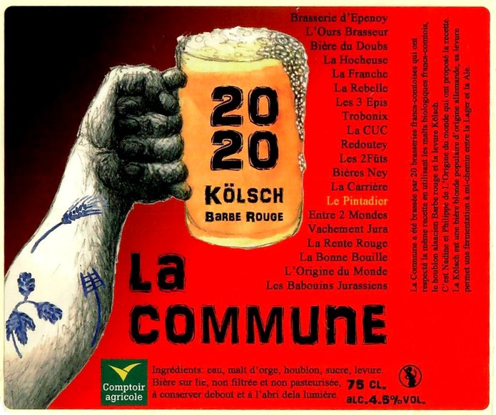 Etiquette BRASSERIE DU PINTADIER 36