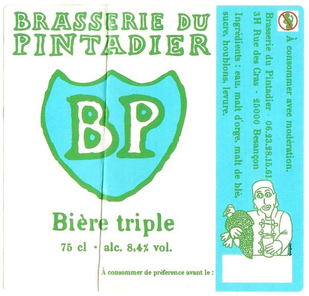 Etiquette BRASSERIE DU PINTADIER 39