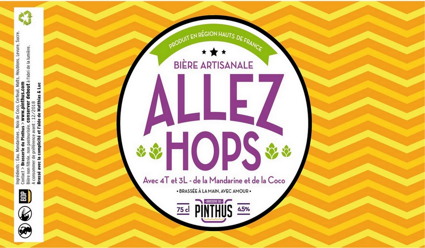 etiquette BRASSERIE DU PINTHUS 01