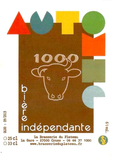 Etiquette BRASSERIE DU PLATEAU 31