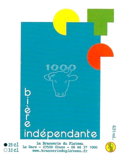 Etiquette BRASSERIE DU PLATEAU 32
